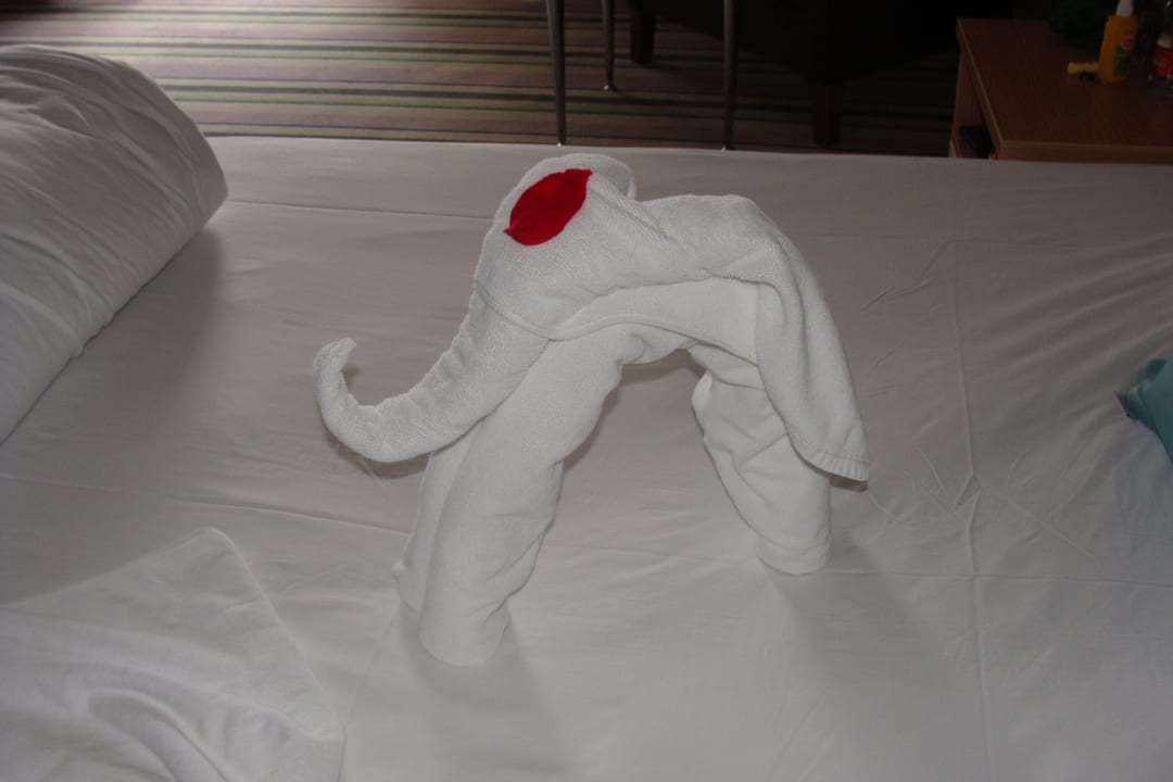 Ein schöner Elefant Hotel Royal Garden Beach