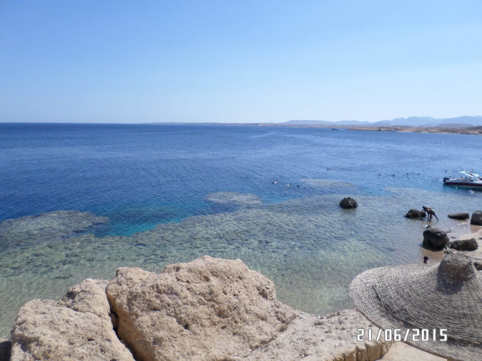 Strand von oben Sharm Plaza