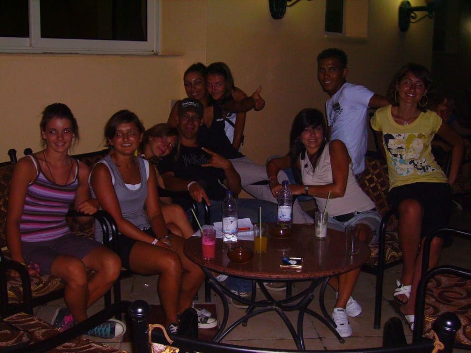 Auf der Terrasse Pickalbatros Dana Beach Resort - Hurghada