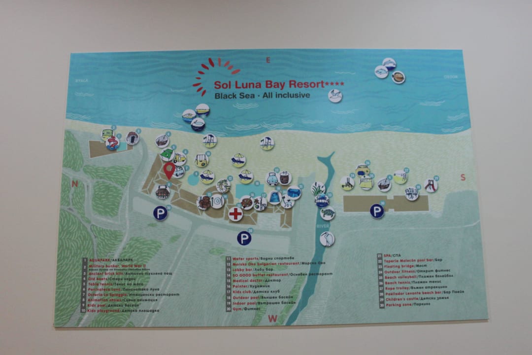 Geländeplan Sol Luna Bay