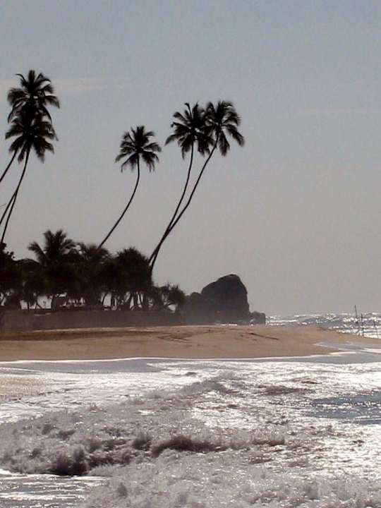 Wenn man vom Hotel aus nach links läuft... Hotel Koggala Beach