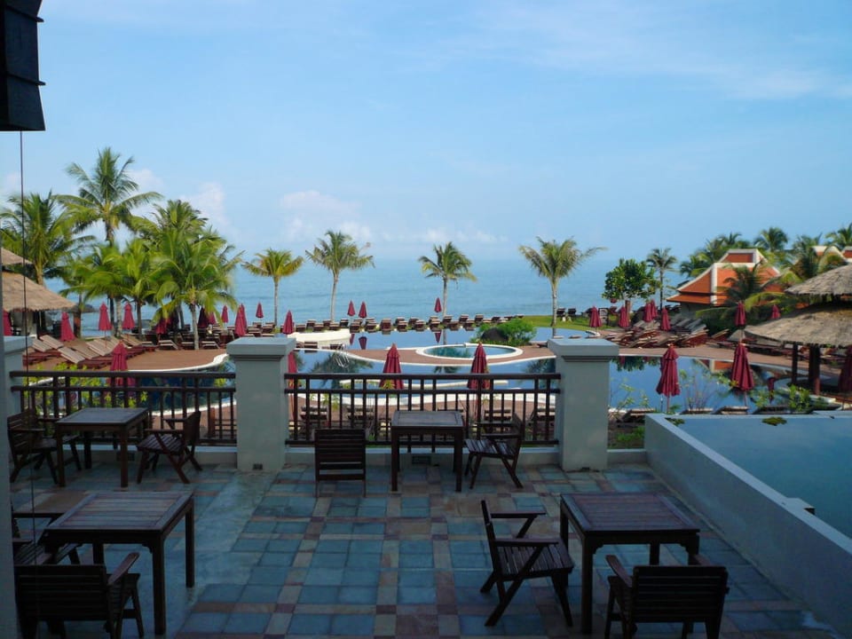 Restaurant, Ausblick zum Pool und Meer Khaolak Laguna Resort