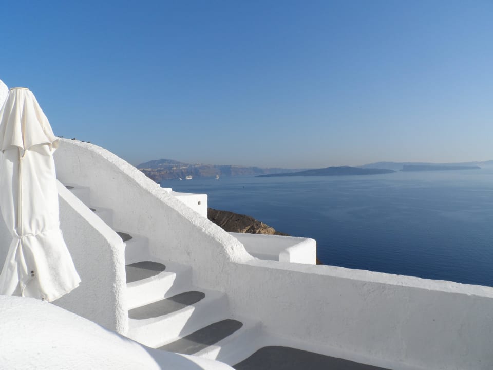 Treppenzugang zur Terrasse Nikos Villas