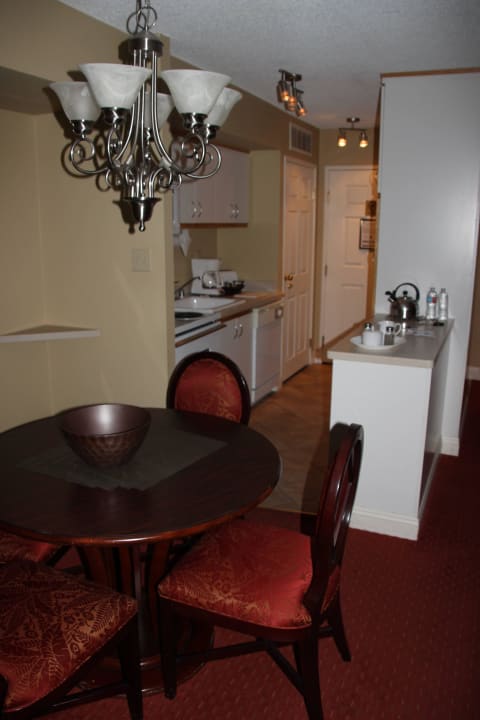 Sitzbereich in Küche Jockey Club Suites