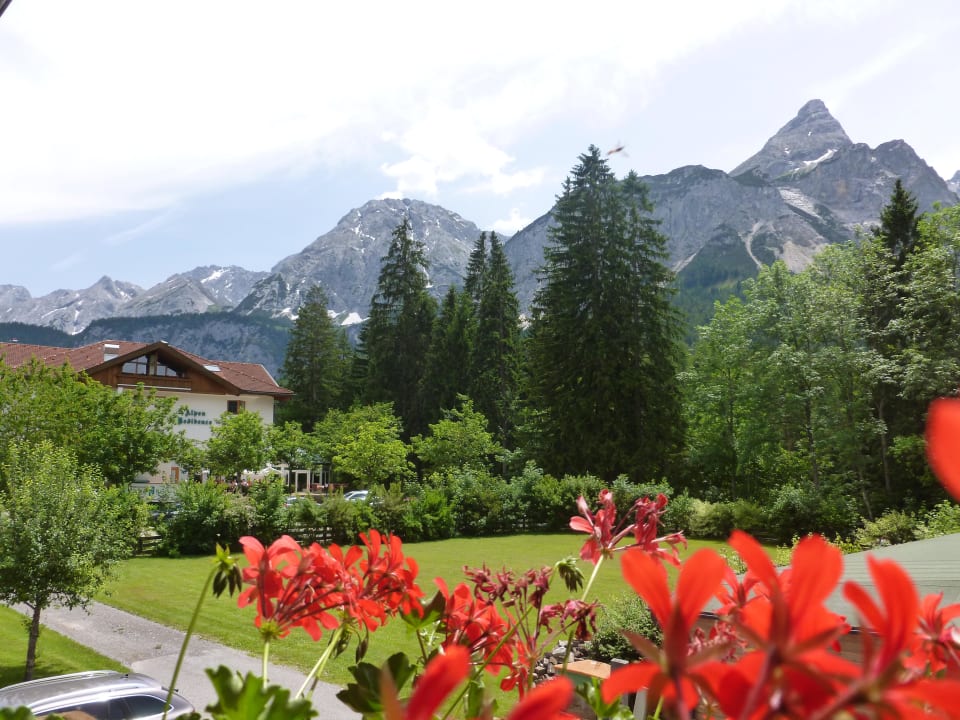 Zimmerblick Gästehaus Seebenblick