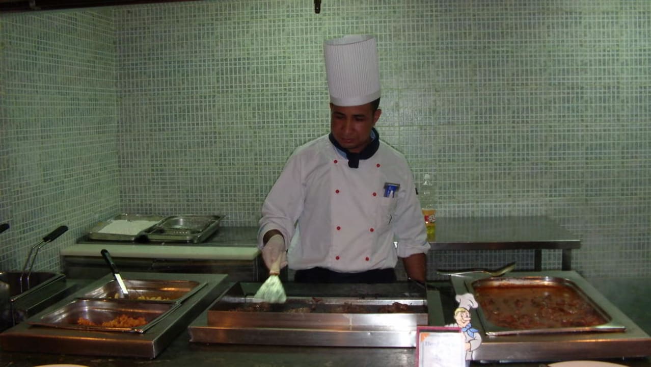 Grilltheke im Kaiser Restaurant Pickalbatros Dana Beach Resort - Hurghada