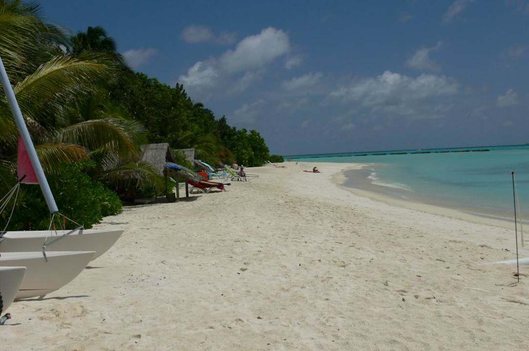 Menschenleerer Strand Summer Island Maldives