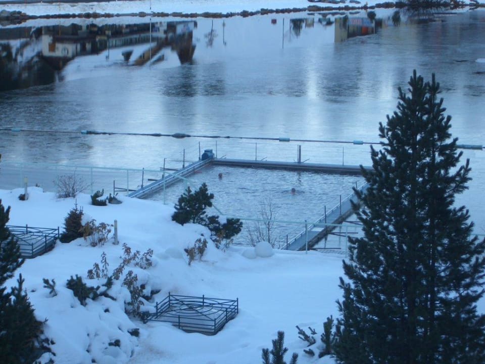 Blick auf das Seebad Hotel Hochschober