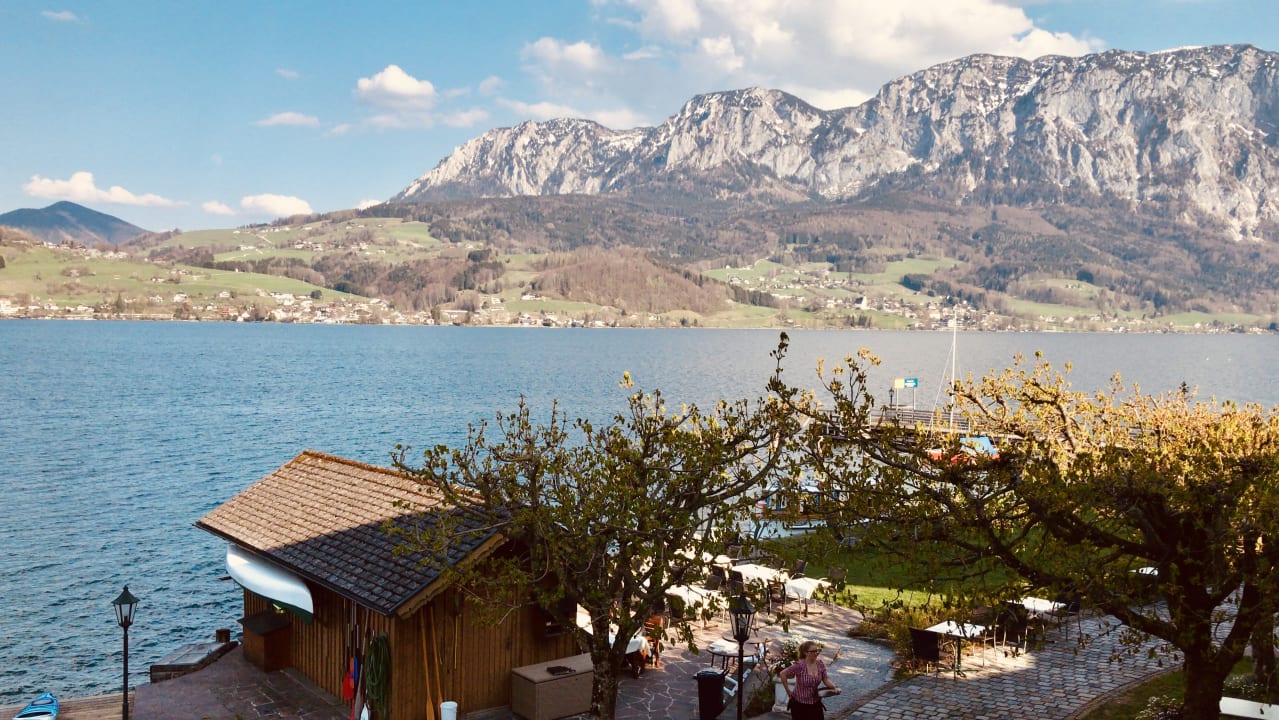 Ausblick Hotel Stadler am Attersee