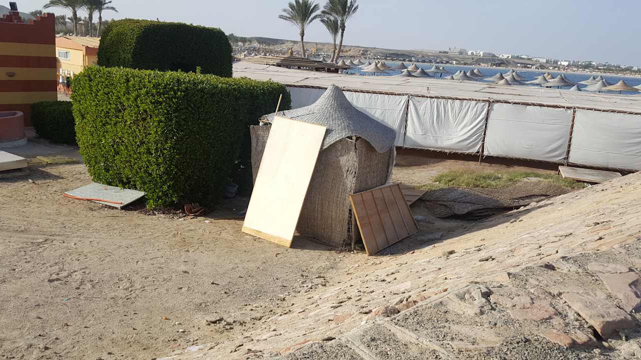 Gartenanlage Malikia Resort Abu Dabbab