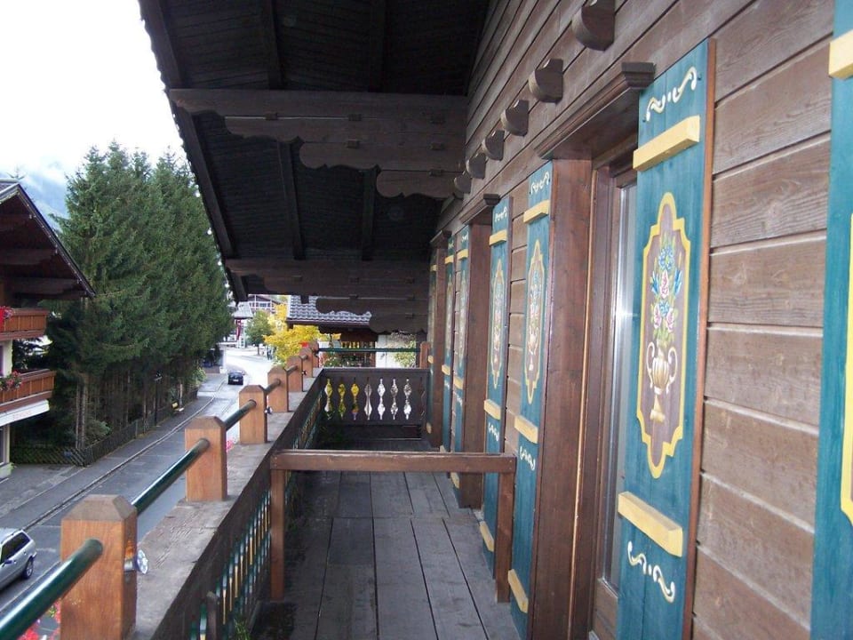 Auf dem Balkon Hotel Schartner