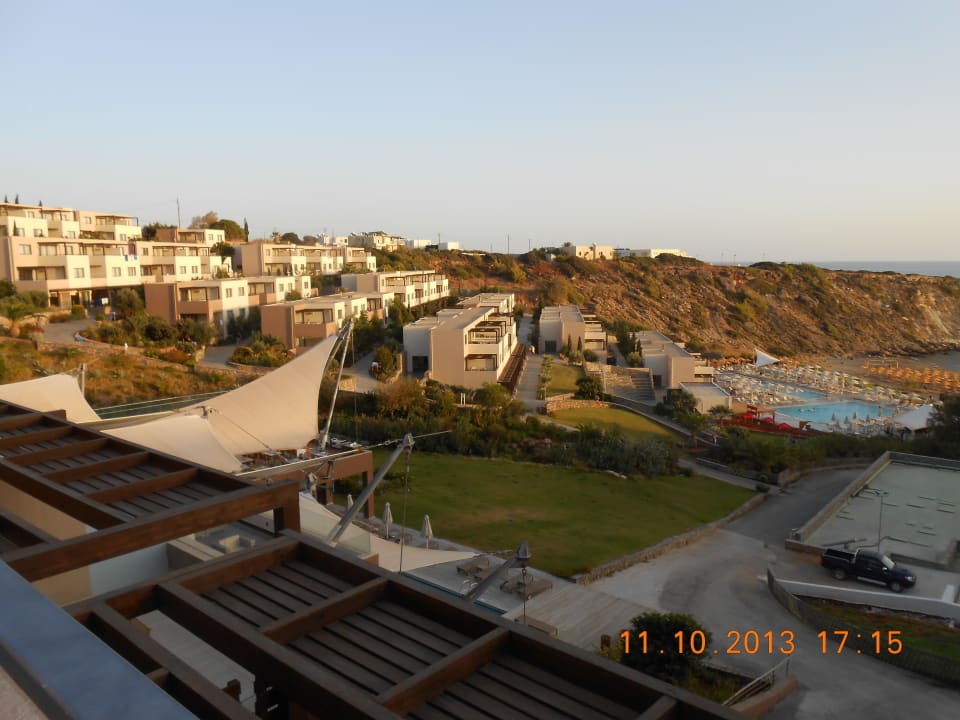 Blick von Blue Bar auf Anlage Atlantica Mikri Poli Crete