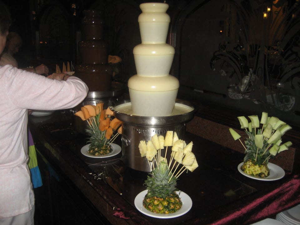 Abendessen - Schokobrunnen Hotel Riu Palace Riviera Maya