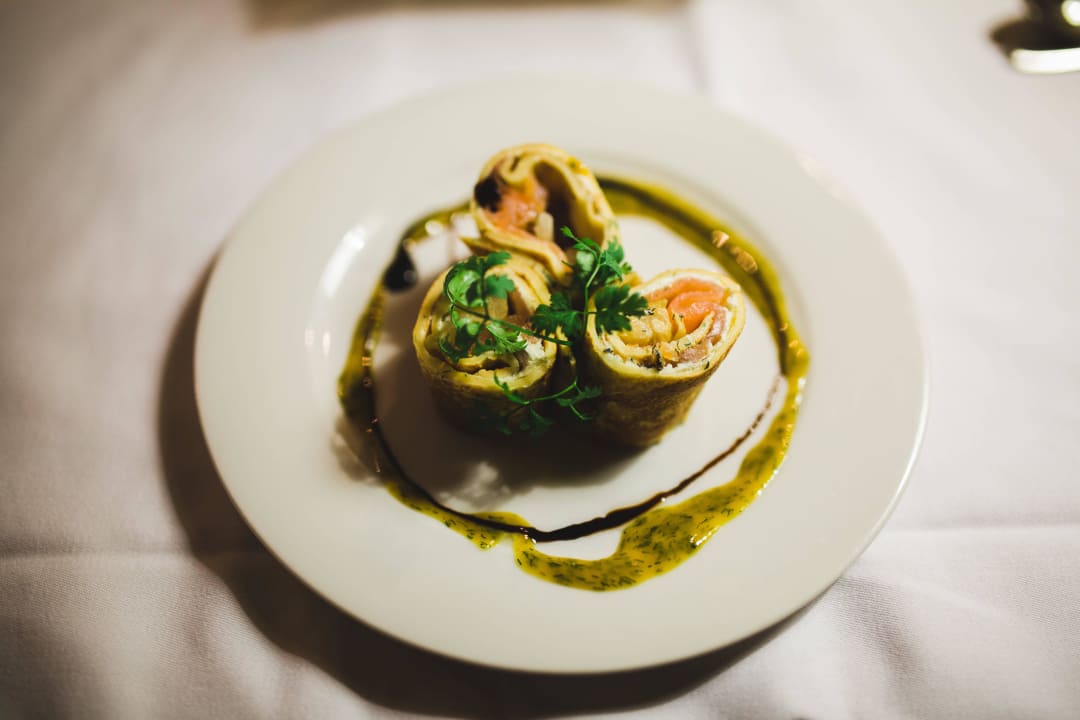 Vorspeise Hochzeitsmenü Gästehaus Hörnerblick