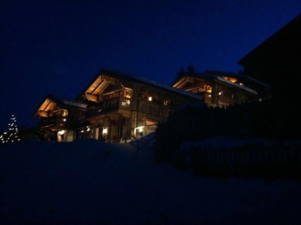 Das Almdorf in der Nacht Almdorf Flachau