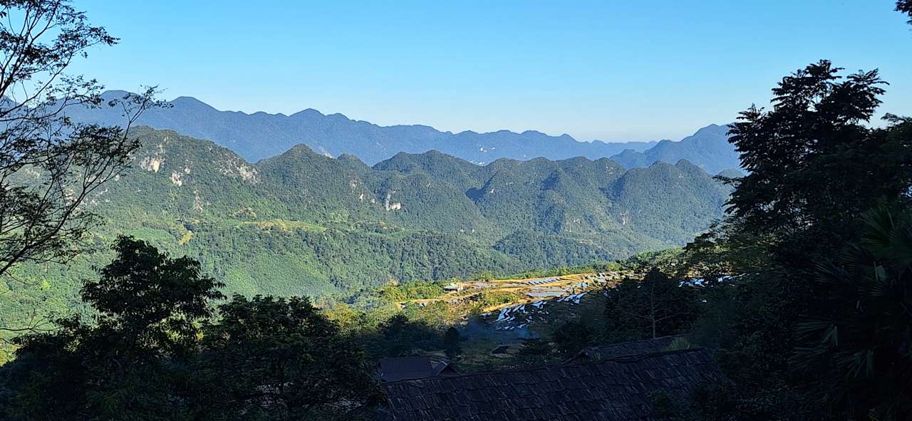 Ausblick Pu Luong Eco Garden