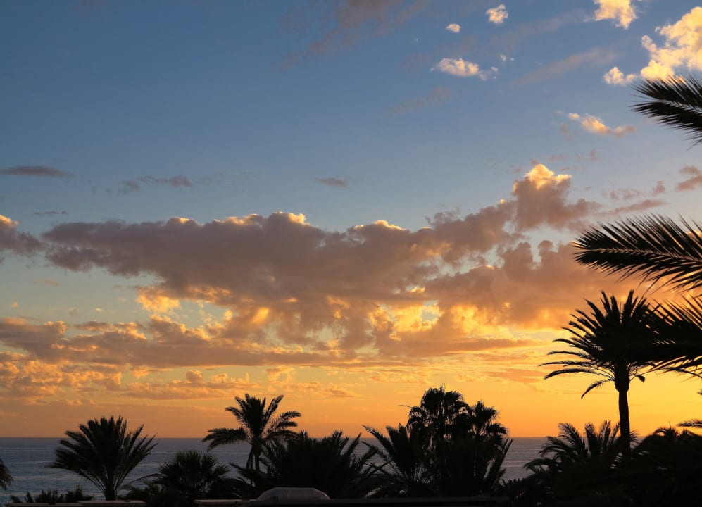 Sonnenuntergang von den Pueblos aus gesehen ROBINSON JANDIA PLAYA