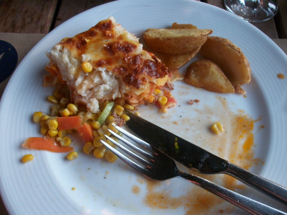 Ital.Restaurant Lasagne sehr schlechtes Essen Club Tuana Fethiye
