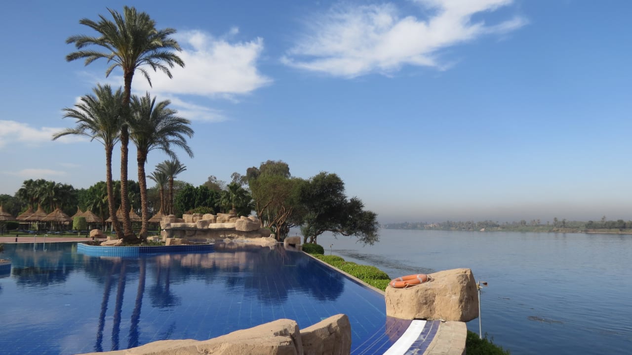 Pool direkt am Nil Jolie Ville Kings Island Luxor