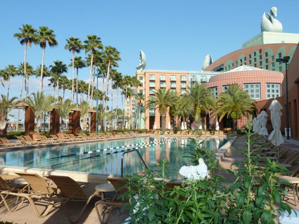 Poolanlage vor dem Walt Disney World Swan Walt Disney World Dolphin Resort
