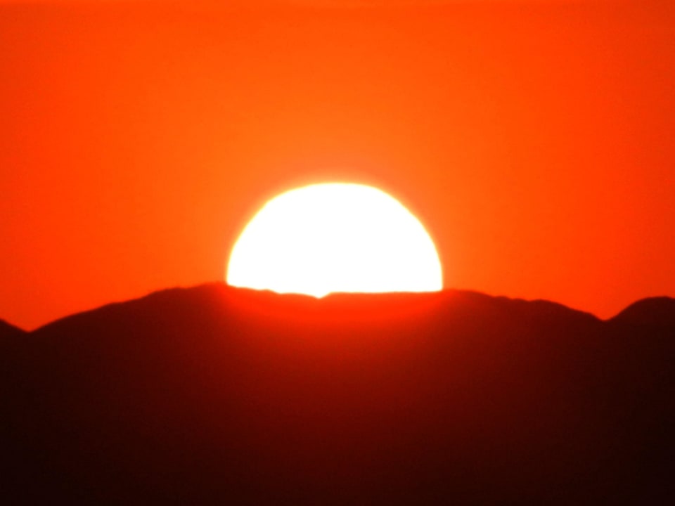 Sonnenuntergang vom Turm gesehen Steigenberger Coraya Beach - Adults only