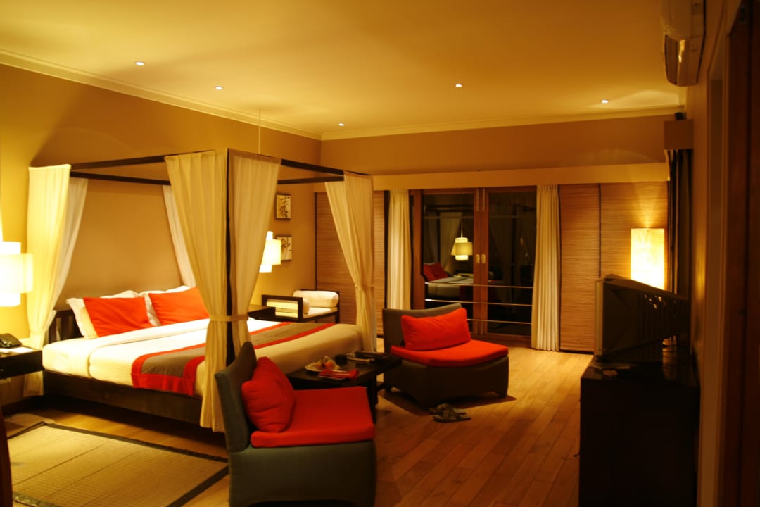 Unser Bungalow innen Adaaran Select Hudhuran Fushi - Premium All Inclusive