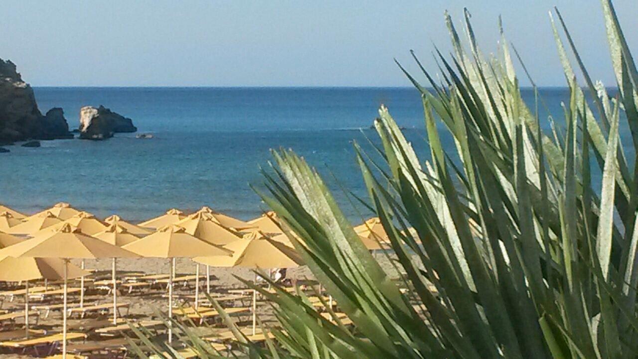 Feinsandiger Strand Atlantica Mikri Poli Crete