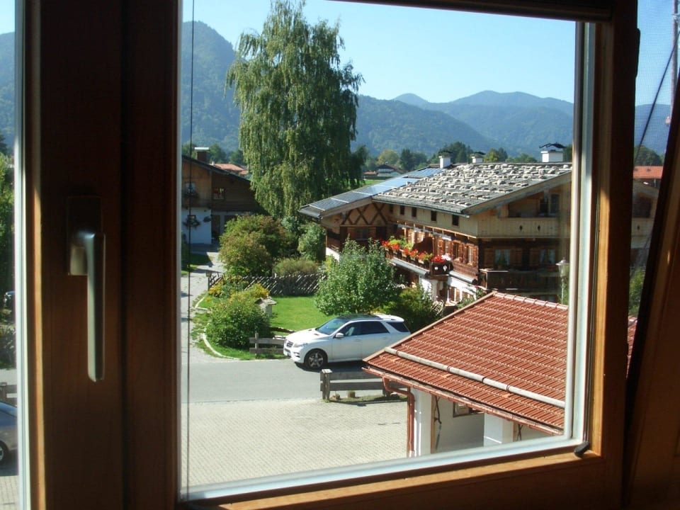 Zimmerausblick Gästehaus Goldhofer zum Bockweber