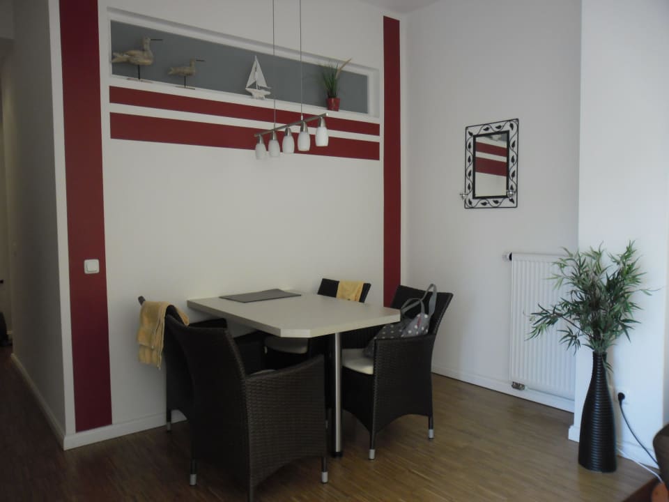Esszimmer Ferienwohnung Fürstenhof