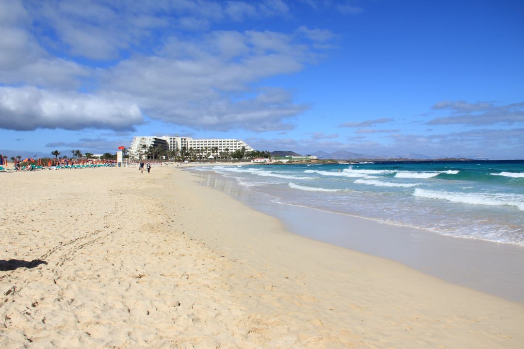 Sand soweit das Auge reicht Hotel Riu Oliva Beach - Hotel