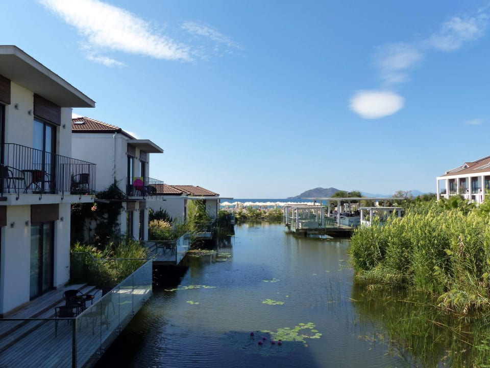 Lagune Blick zum Strand Jiva Beach Resort