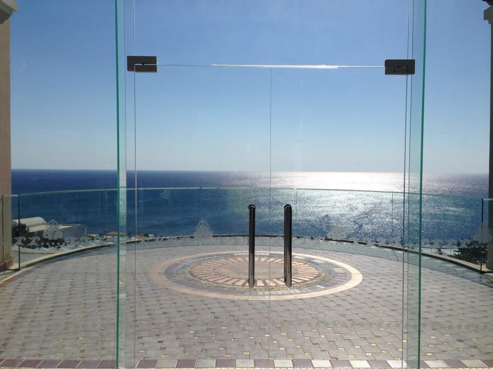Ausblick von der Rezeption Atrium Prestige Thalasso Spa Resort & Villas