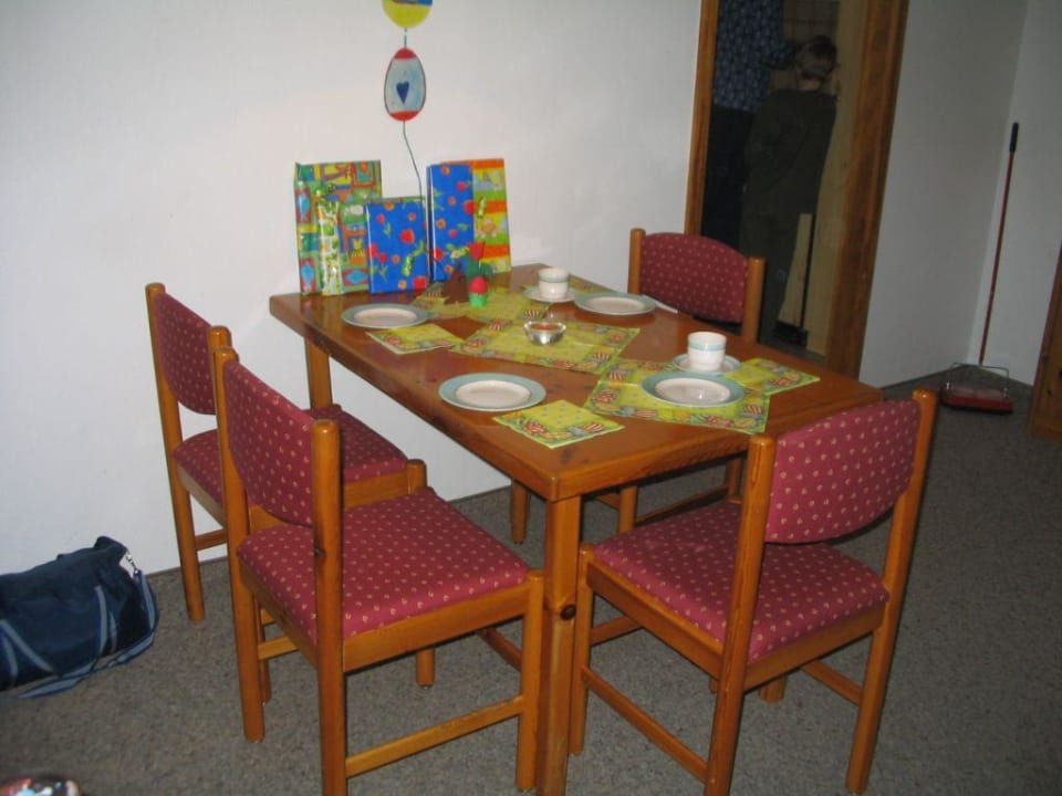 Esstisch im Wohn/Essraum Chiemgau Appartements