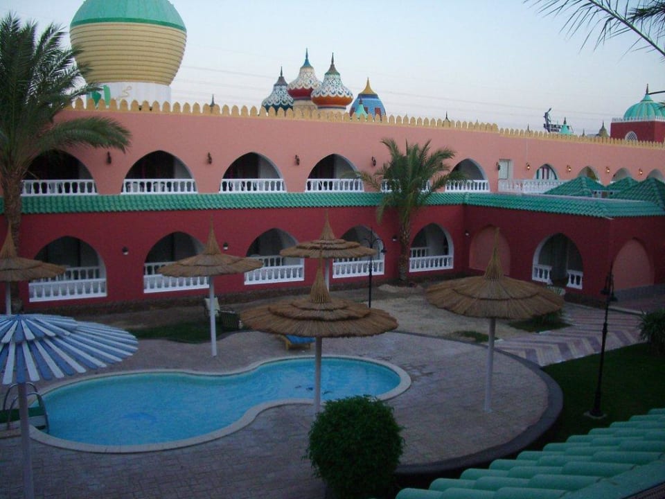 Ausblick aus dem Zimmer Pickalbatros Alf Leila Wa Leila Resort - Neverland Hurghada