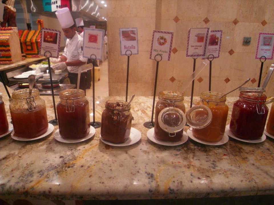 Nutella und verschiedene Sorten Marmelade Stella Beach Resort & Spa Makadi Bay