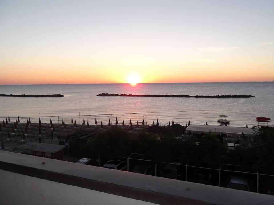 Aussicht vom Balkon Hotel Man