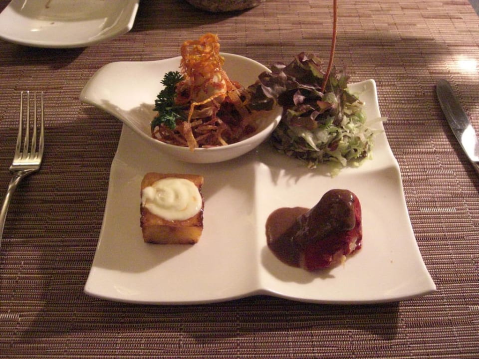 Menüvariation im Gourmetrestaurant Catalonia Royal Bavaro - Adults only