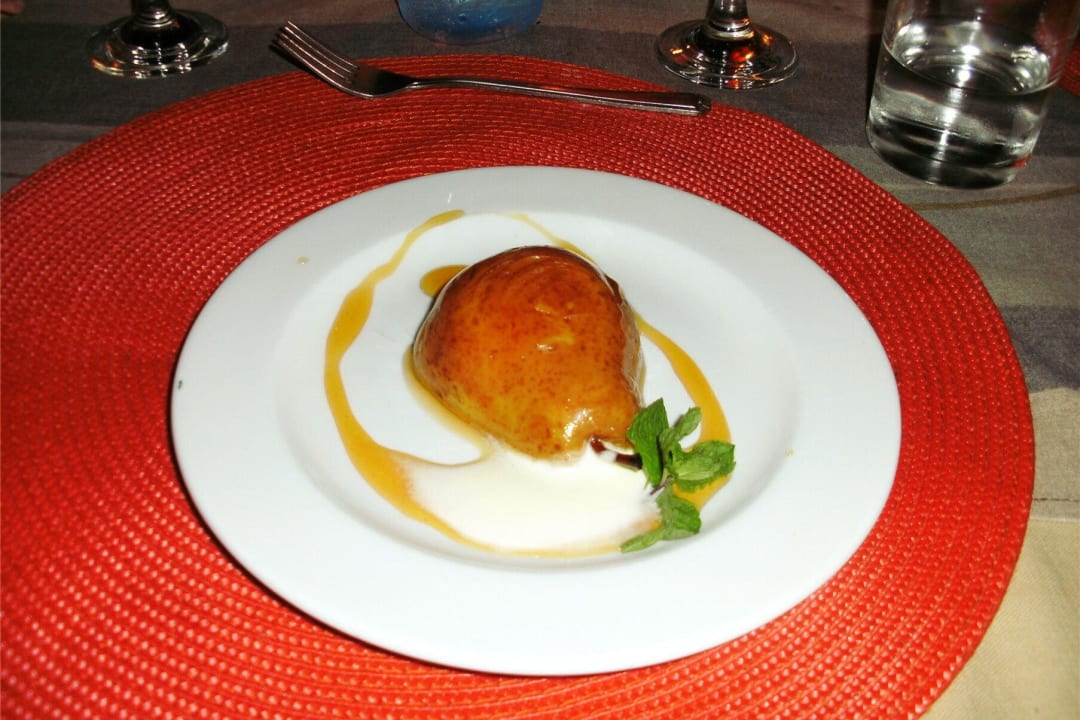 Abendessen: Dessert Hotel Kwara Camp