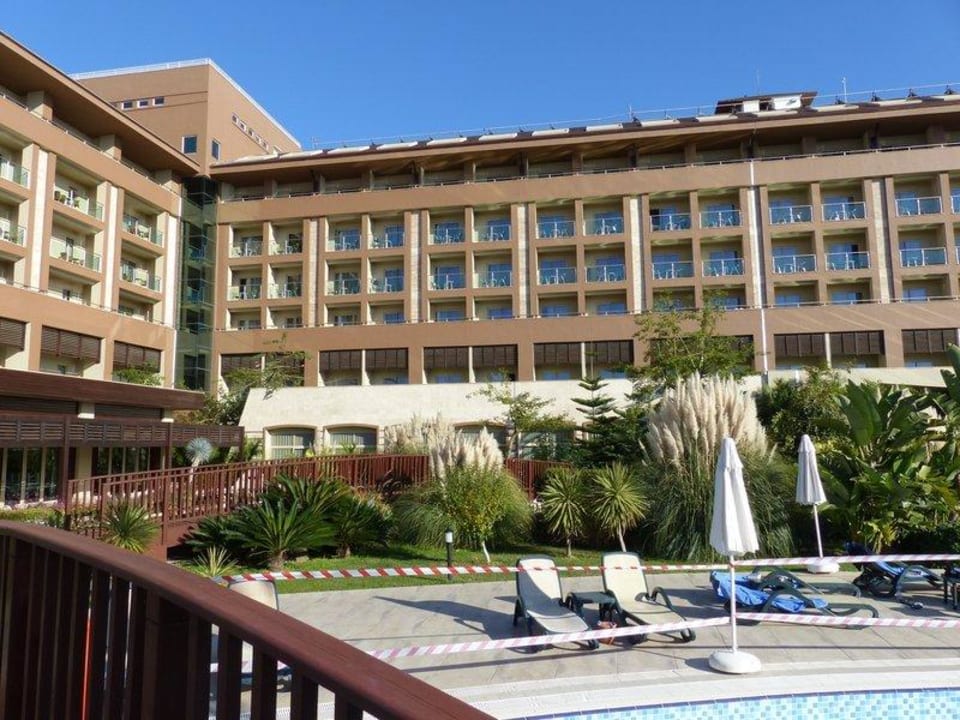 Blick von den Poolhäusern zu Haus 2 Sunis Kumköy Beach Resort Hotel & Spa