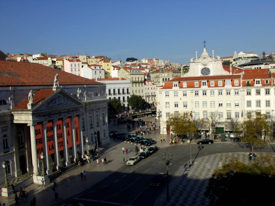 Ausblick zum Rossio My Story Hotel Rossio