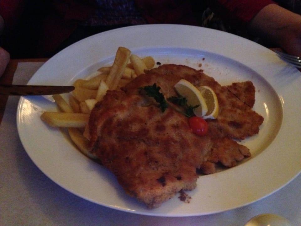 Normales Schnitzel Hotel zur Post