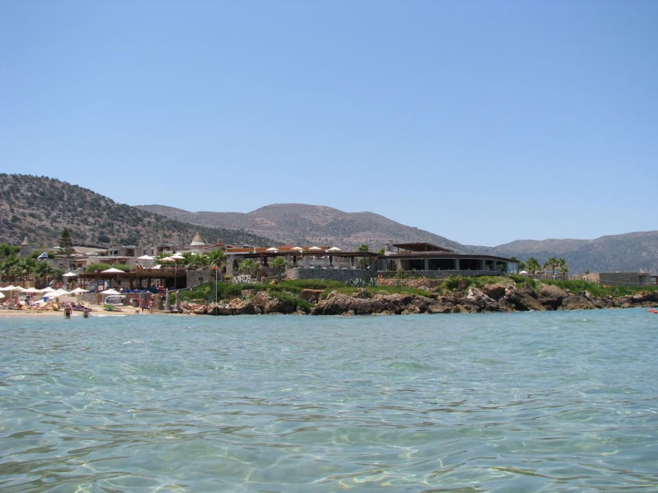Blick vom Meer aufs Hotel Ikaros Beach Luxury Resort & Spa - Adults Only