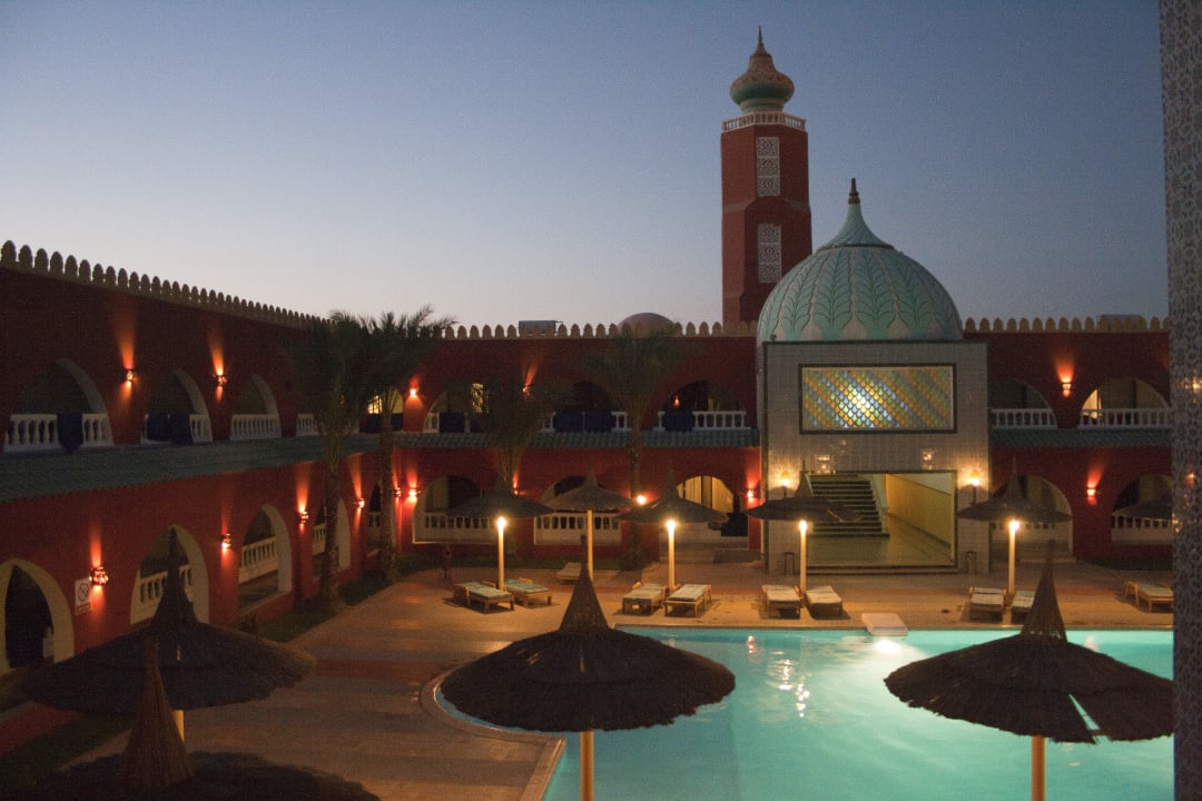 Blick von unserem Balkon Pickalbatros Alf Leila Wa Leila Resort - Neverland Hurghada