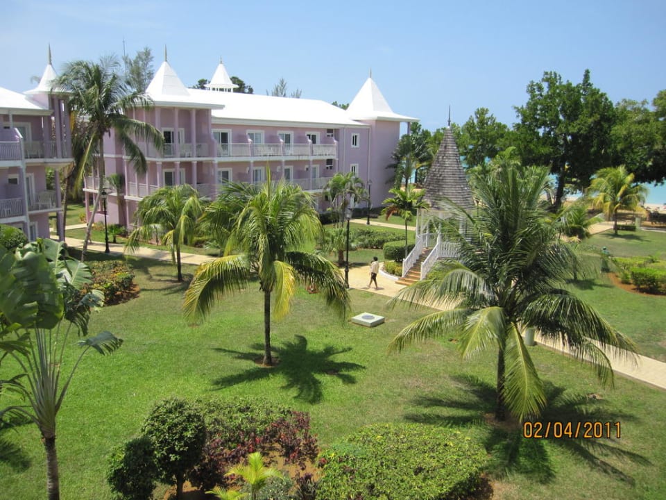 Ausblick in den Garten Hotel Riu Palace Tropical Bay