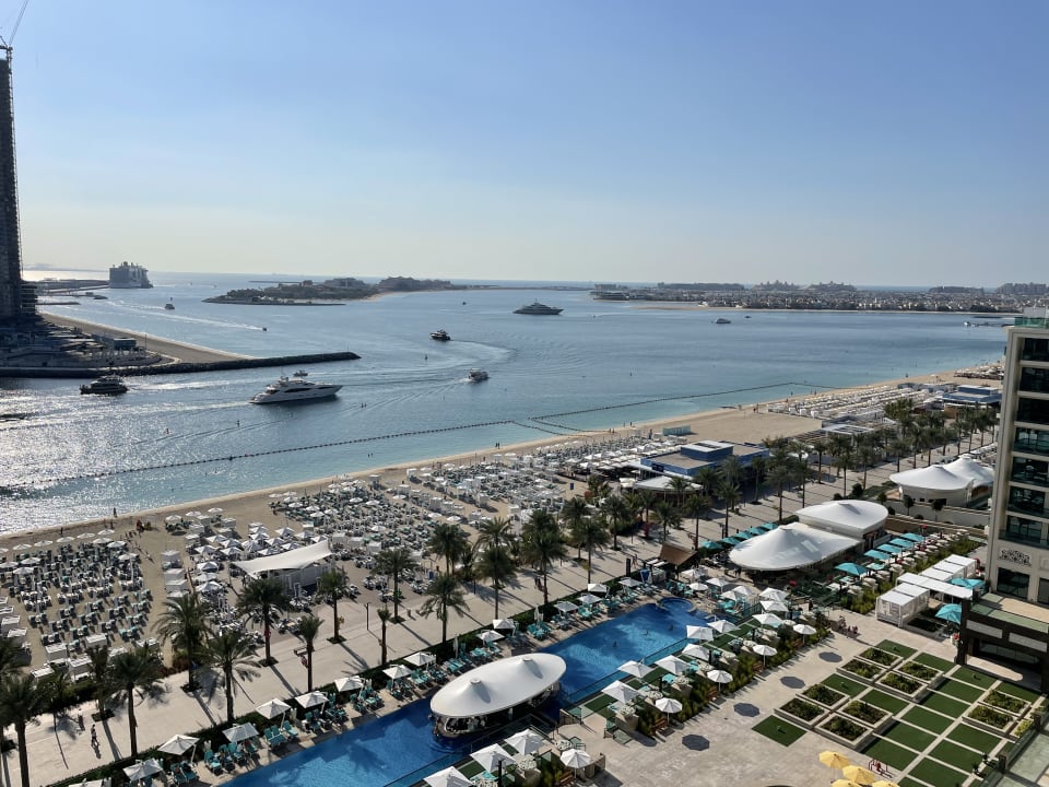 Ausblick Hilton Dubai Palm Jumeirah