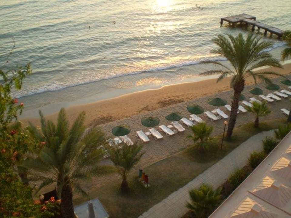 Blick von unserem Balkon Top Hotel