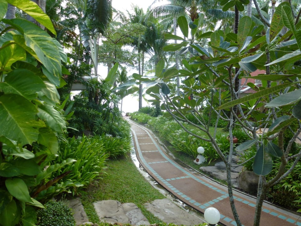 Tolle Gartenanlage Santiburi Koh Samui