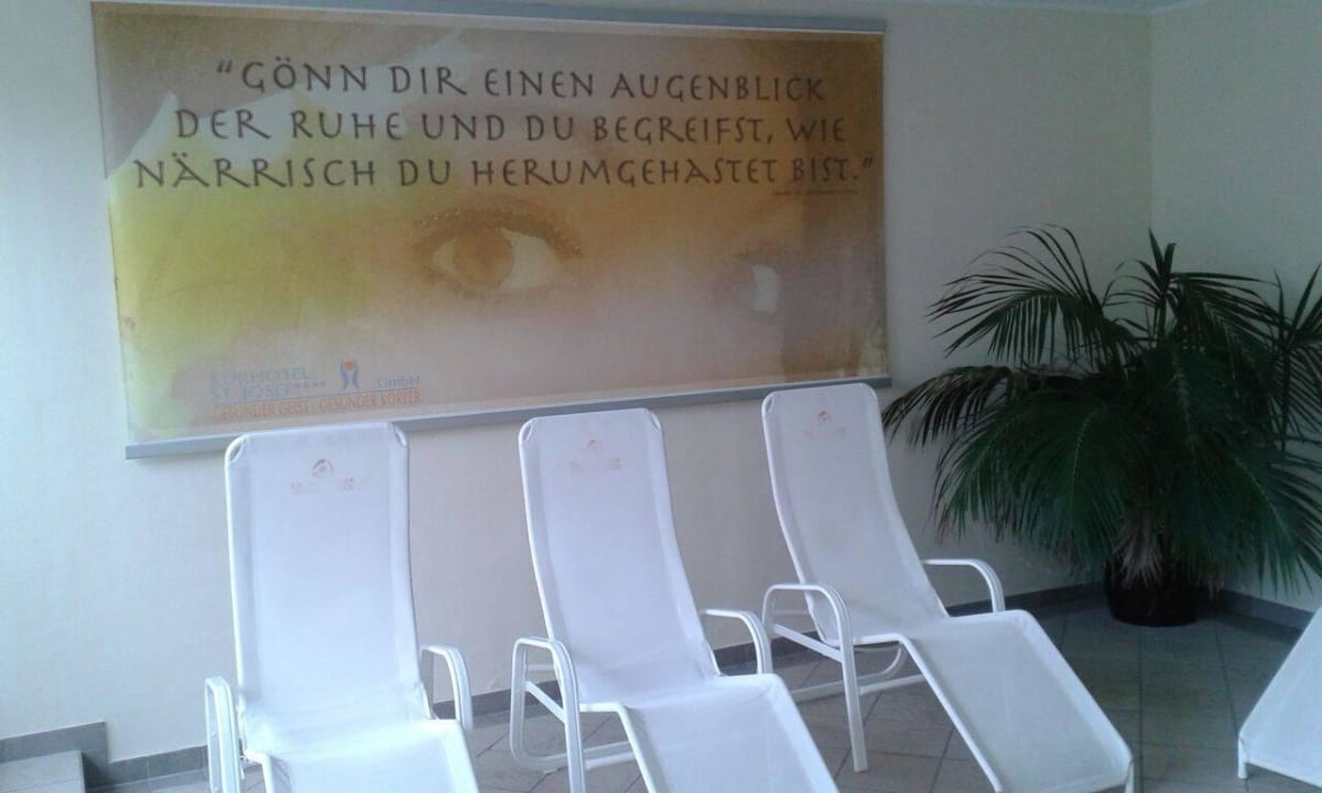 Ruheraum im Saunabereich OptimaMed Gesundheitsresort St. Josef