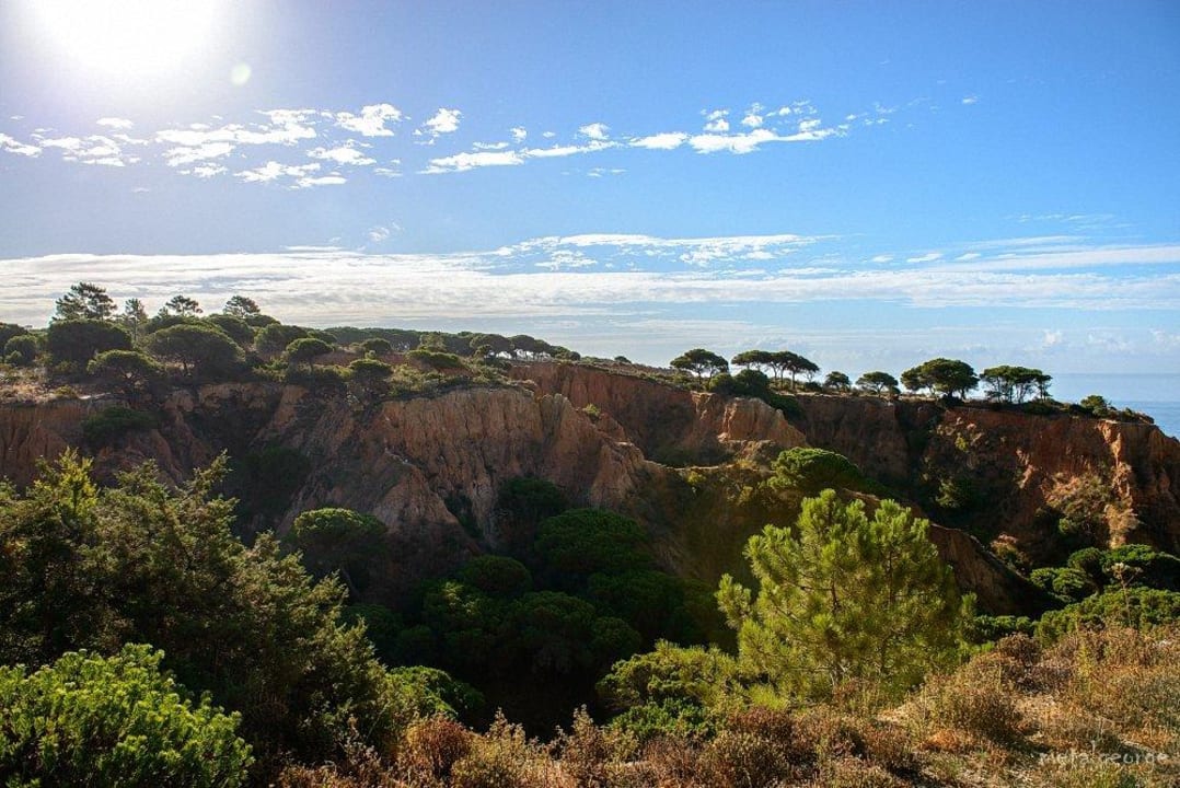 Ausblick nach Osten aus dem Hotel PortoBay Falésia