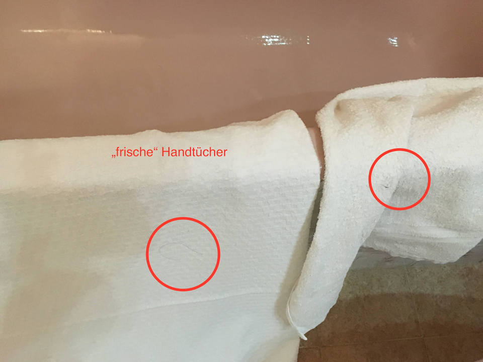 Frische Handtücher? New towels? Hotel Royal